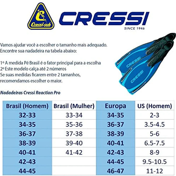 Cressi Reaction Pro, Flossen für Taucher, (38 - 39), patentierte Technologie für progressive Flexibilität – Bild 7