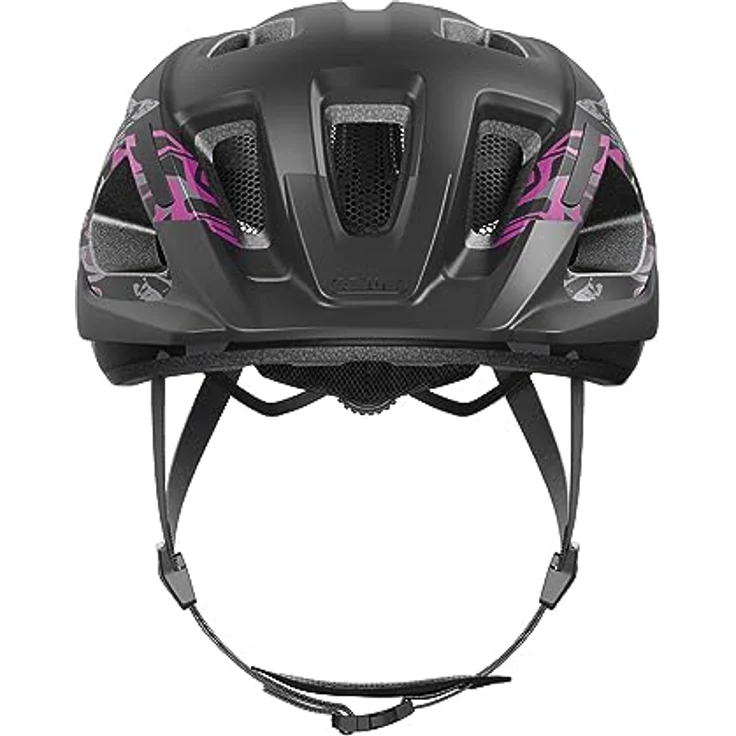 ABUS Fahrradhelm Aduro 3.0 - Sportiver City-Helm für Damen und Herren, Schwarz, Größe M – Bild 2