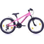BERLIN BIKE Mountainbike MTB1 Kid: 20 Zoll Aluminiumrahmen, 21-Gang Shimano, Pink