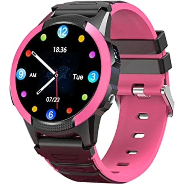SaveFamily Slim 4G, Kinder-Smartwatch in Rosa mit sicherer 4G-Verbindung