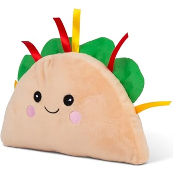 Tobar Kawaii Burger Animigos Funky Friends Kuscheltier, flauschiger Begleiter mit witzigen Details und dekorativer Funktion – Bild 4