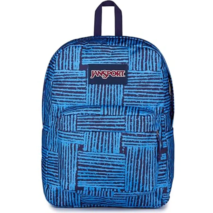 JANSPORT SuperBreak Einfädig, Schulrucksack mit großem Hauptfach und Allzwecktasche, gepolsterte Schultergurte, schwarz