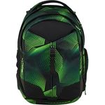 Satch Schulranzen MATCH Seismic Green, ergonomisch, 30 + 5 Liter, Kollektion 2025