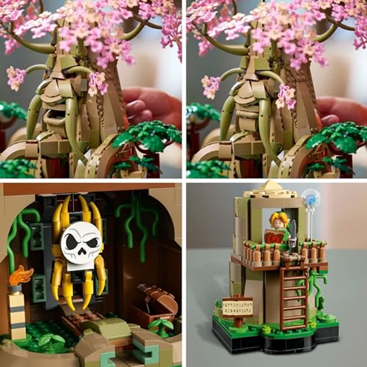 LEGO The Legend of Zelda Deku-Baum 2-in-1, Bauset mit 4 Minifiguren, 2.500 Teilen, Geschenk und Sammlerstück für Erwachsene Sammler und Fans 77092 – Bild 3