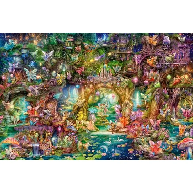 Ravensburger Puzzle 12000810 - Die verborgene Welt der Feen - 4000 Teile, für Erwachsene und Kinder ab 14 Jahren, Fantasy-Puzzle