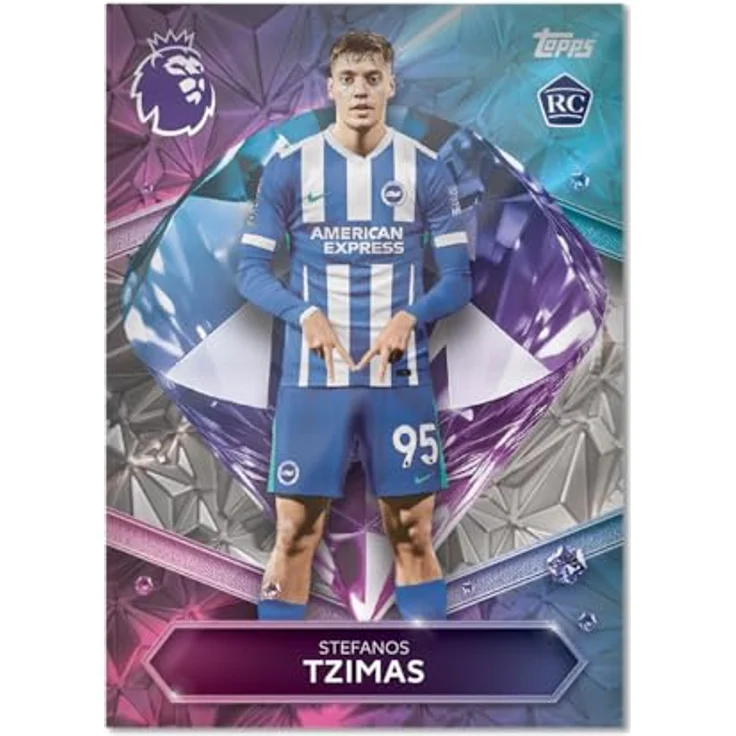 Topps Premier League Super Tin (PL25-05), exklusive Sammeldose mit 45 Basiskarten und 5 speziellen Einsteckkarten, limitierte Auflage – Bild 9