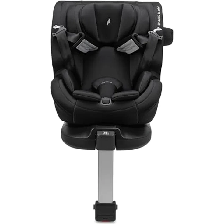 Osann Reboarder-Kindersitz One 360 SL mini, drehbar ab Geburt bis 4 Jahre (40-105 cm), inklusive Isofix-Basis, All Black – Bild 5