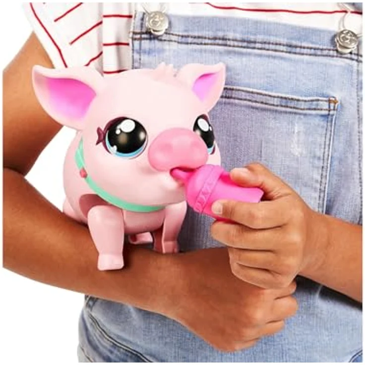 Giochi Preziosi Live - Mein kleines Schwein, interaktives Tier, das läuft, Tanzt und Essen (Famosa LPW0000), LPW00000, Bunt – Bild 10