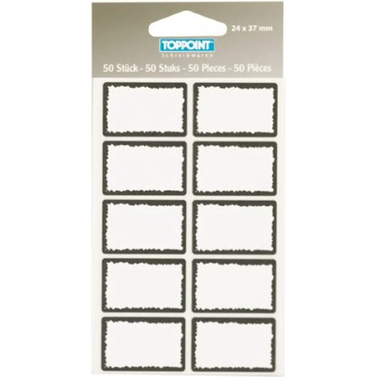 100 (2x 50Stk) Tiefkühl Etiketten 24X37mm Vielzwecketiketten weiß