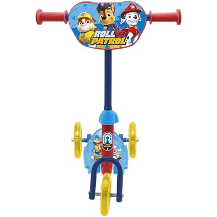 Seven Polska Paw Patrol Boys 3-Rad-Baby-Scooter, höhenverstellbarer Lenker, ABEC-5 Kugellager, blau – Bild 4