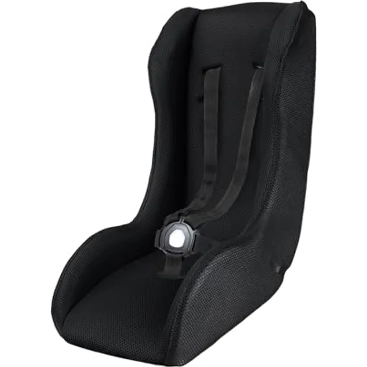 Polisport Mini Pelican, Sitzverkleinerer für Fahrradanhänger, wetterfest, schwarz, für Kinder bis 15 kg