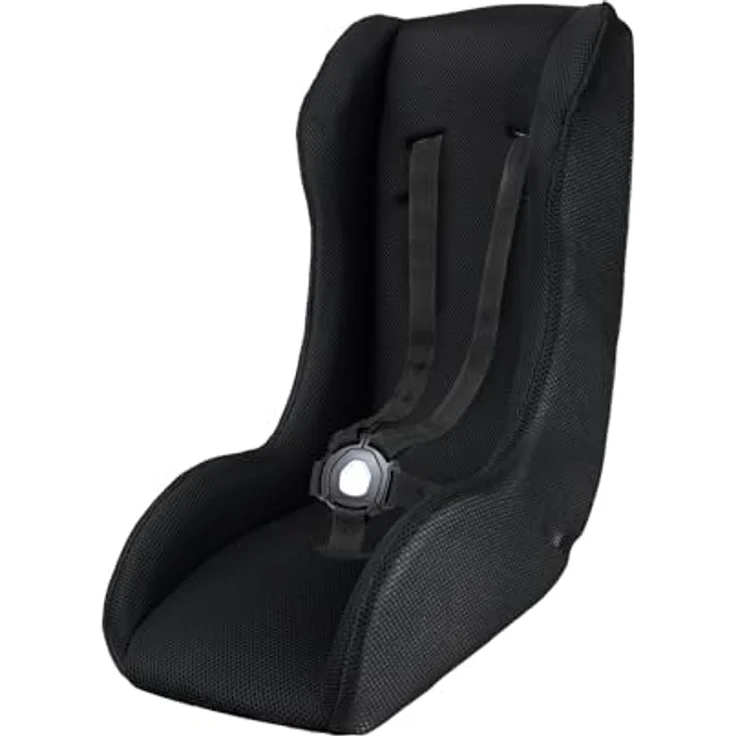 Polisport Mini Pelican, Sitzverkleinerer für Fahrradanhänger, wetterfest, schwarz, für Kinder bis 15 kg – Bild 1