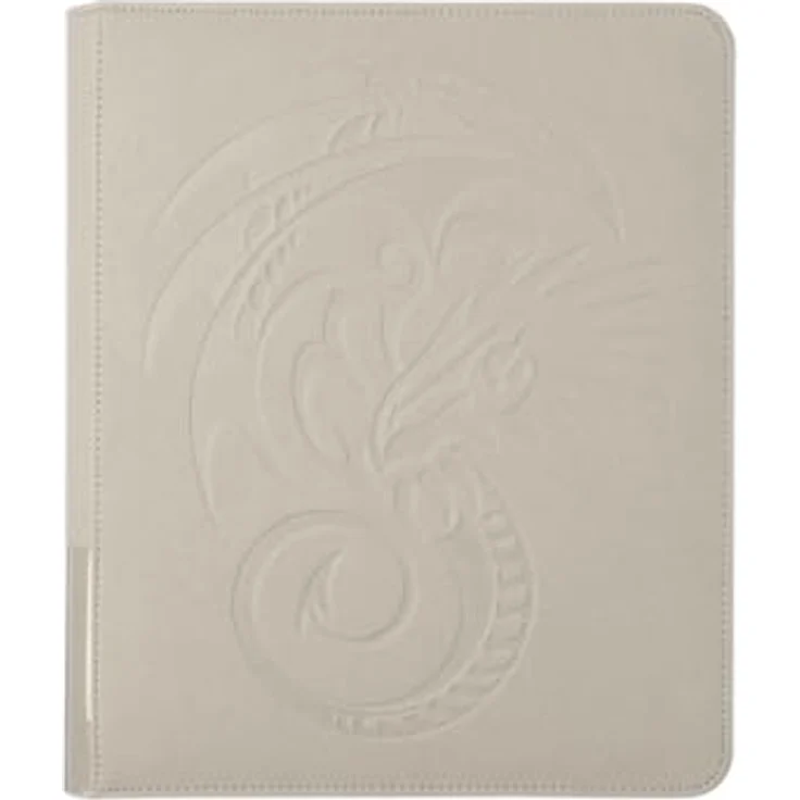 Dragon Shield Arcane Tinmen Dragon Shield: Card Codex Zipster Binder Regular – Kartenaufbewahrung für Sammelkartenspiele, Ashen White – Bild 1