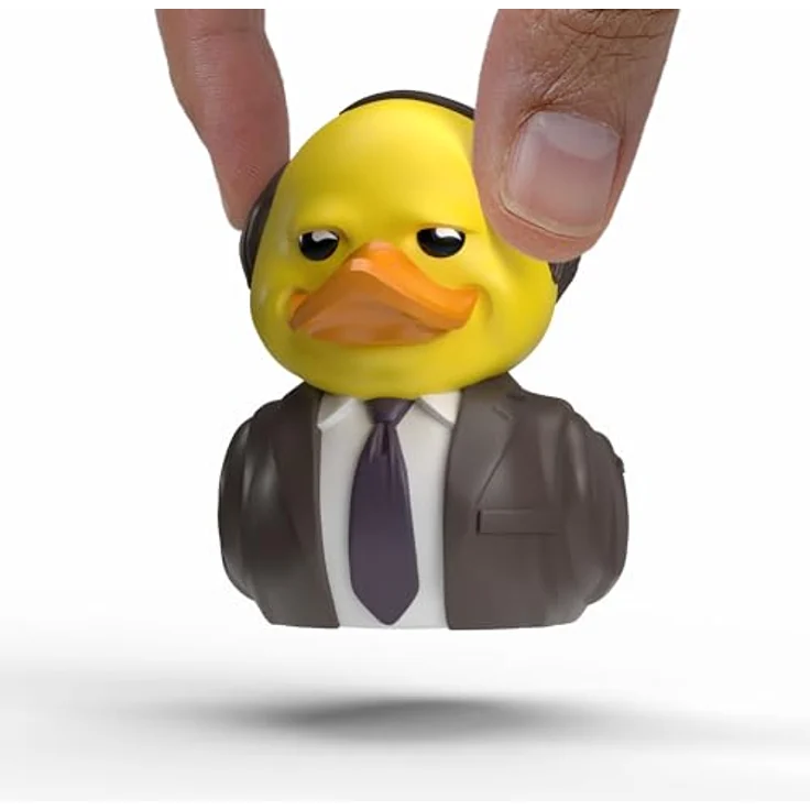 TUBBZ Mini: The Office - Kevin Malone als Cosplay-Gummiente Vinyl-Figur, 5 cm, in Mini-Badewanne – Bild 1