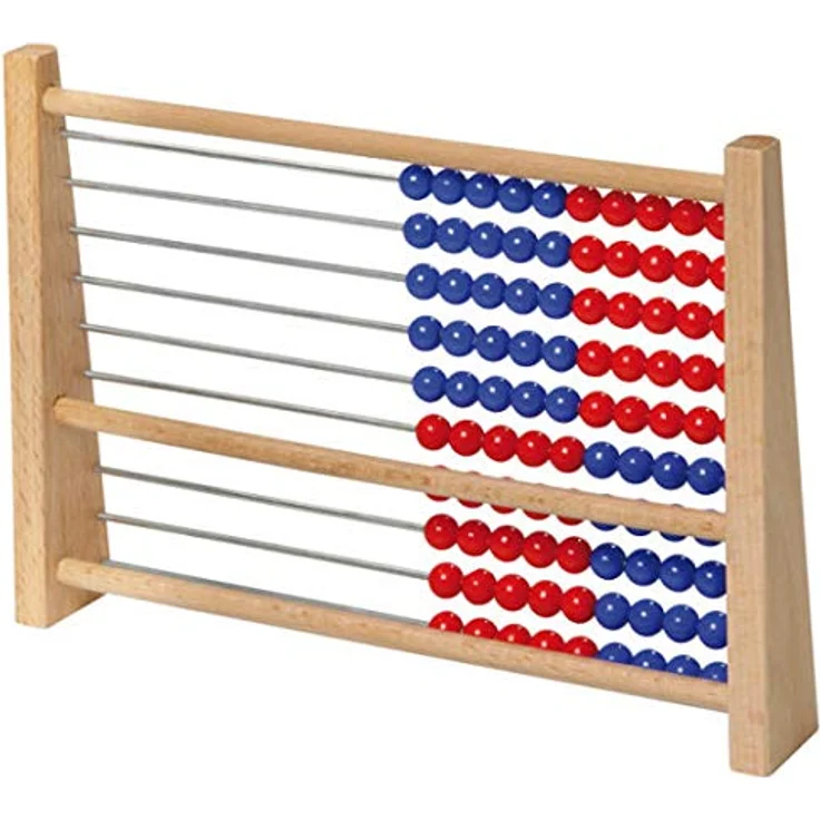 Betzold Schüler-Rechenrahmen ZR bis 100, Holz-Abakus für Mathematikunterricht, leicht und vielseitig einsetzbar – Bild 3