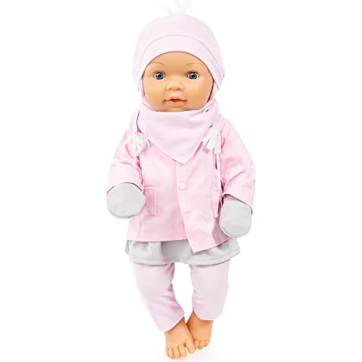Bayer Puppenkleidung Kleid/Hose rosa (Set, 6-tlg) - Fröhliches und detailverliebtes Outfit für Puppen – Bild 2