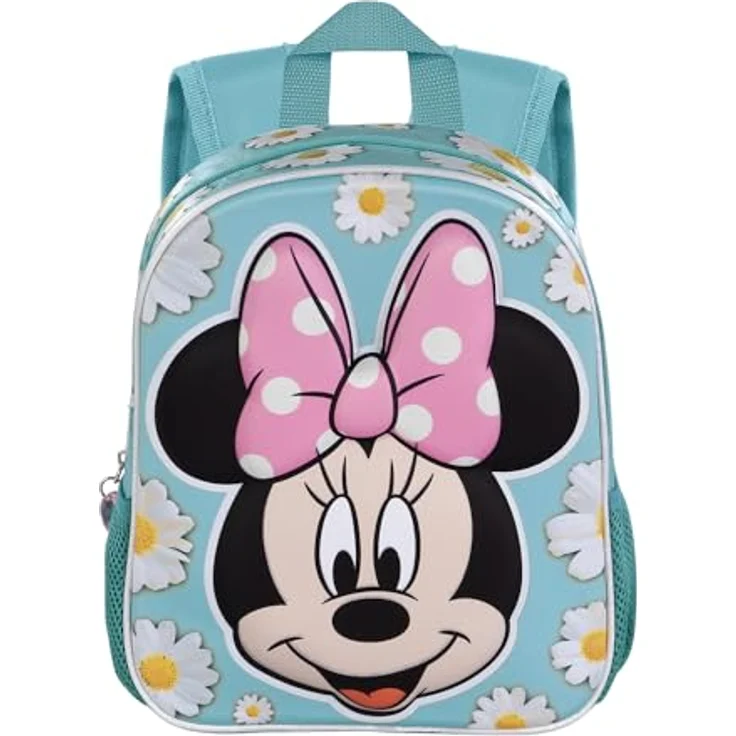 Disney Minnie Maus Spring-Kleiner 3D Rucksack, Blau, 26 x 31 cm, Kapazität 8,5 L - Vorschulrucksack mit 3D-Frontrelief – Bild 2