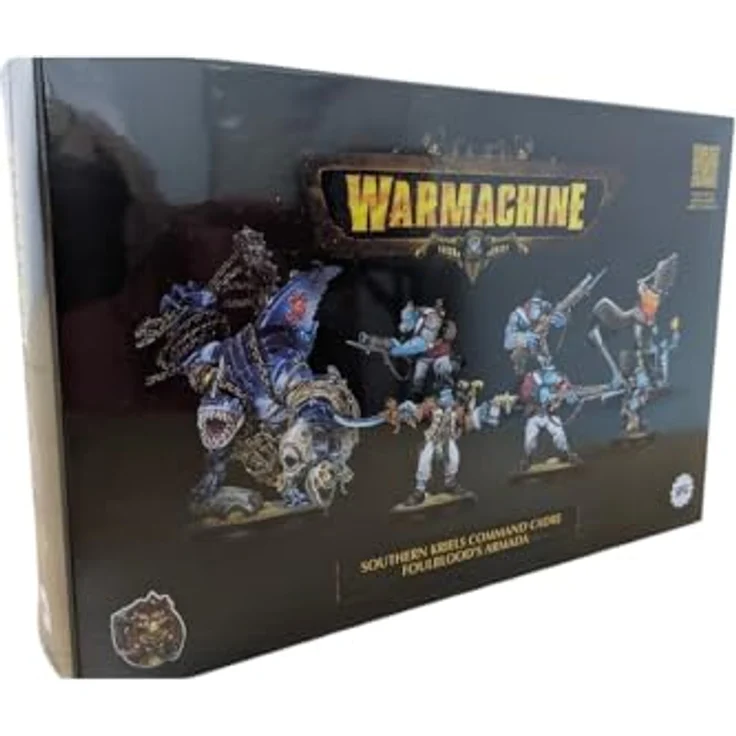 Steamforged Games Warmachine - Foulbloods Armada Command Starter, Tabletop-Spielzubehör mit Warlock Commodore Foulblood und drei Charaktereinheiten