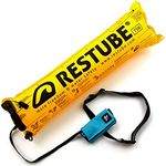 Restube Active Schwimmboje, Aufblasbare Rettungsboje mit Trillerpfeife - Für Erwachsene und Kinder, hohe Sichtbarkeit in leuchtender Farbe