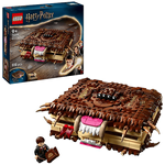 LEGO Harry Potter™ 76449 Beißendes Monsterbuch der Monster Bausatz, 518 Teile, interaktives Spielzeug mit Rückziehfunktion, Mehrfarbig