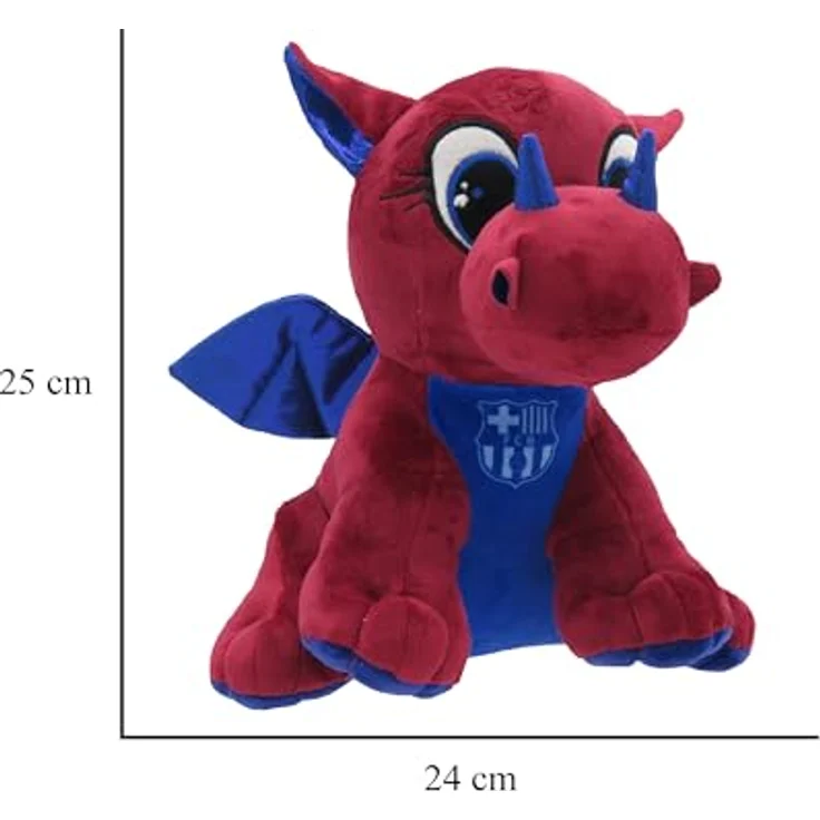 Cyp Brands FC Barcelona Dragon, Plüschtier 25cm mit gestickten Details, offizielles Produkt – Bild 5