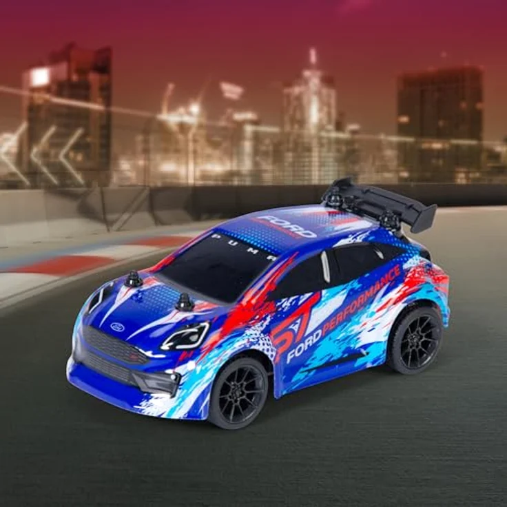 Dickie Toys Ford Puma ST, ferngesteuertes Spielzeugauto 15 cm, für Kinder ab 3 Jahren, 6 km/h, inkl. 27 MHz Fernbedienung, Gummireifen für drinnen & draußen – Bild 5