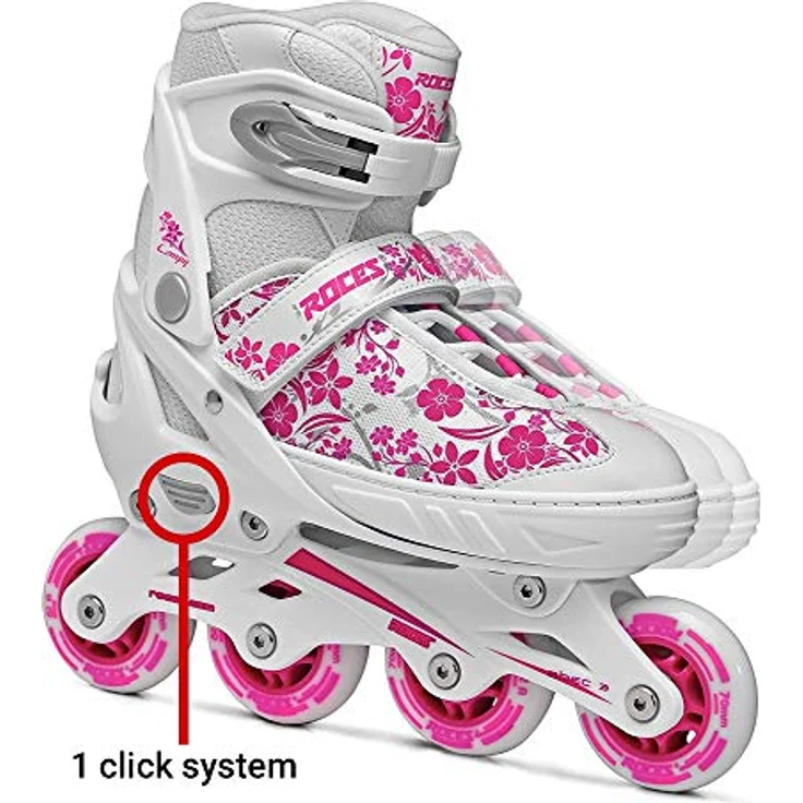 Roces Mädchen Inline-skates Compy 8.0, white-violet, 34-37, 400809 – Bild 2