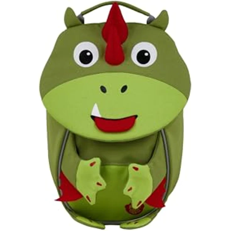 Affenzahn Kleiner Freund Kindergartenrucksack, 26 cm, Mehrfarbig mit Brustgurt und praktischem Reißverschluss – Bild 1