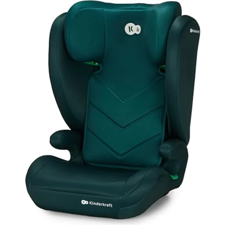 KinderKraft I-Spark, Kindersitz 2in1 mit Sicherheitsstandard ECE R129/i-Size, Höhenverstellbare Kopfstütze, Sitzerhöhung für 100-150 cm, Schwarz – Bild 1