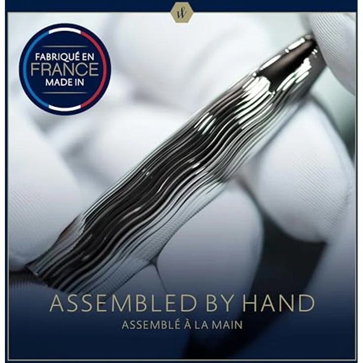 Waterman Hémisphère DeLuxe C.C Füller, Deep Lacquer, blau, Schreibstift mit zeitlosem Wellenmuster und französischer Eleganz – Bild 4