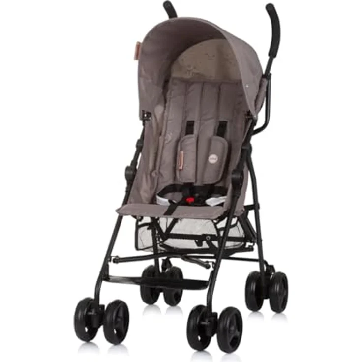 Chipolino Buggy Point, Kinderwagen mit 5-Punkt-Gurt, verstellbarer Rückenlehne und großem Korb, Farbe: Beige P – Bild 2