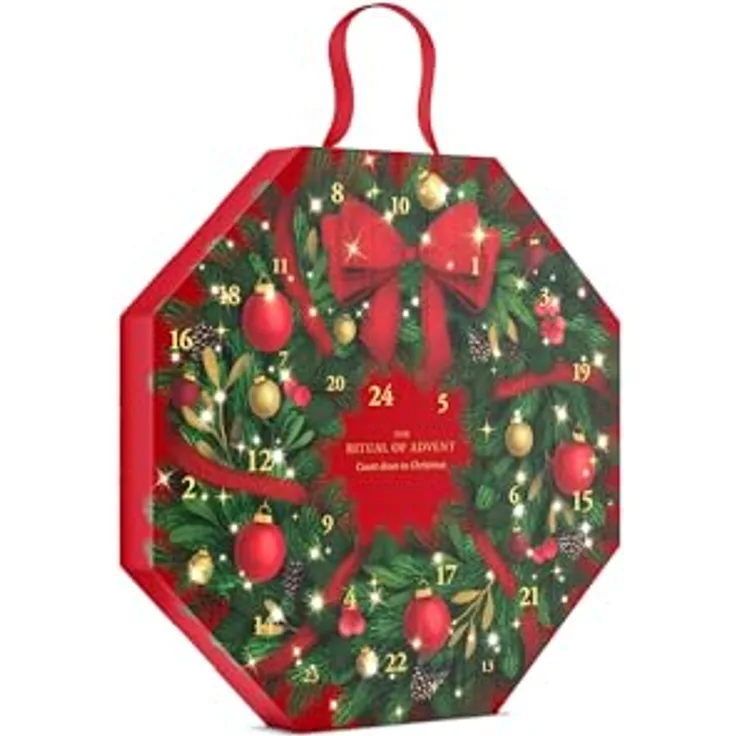 RITUALS Adventskalender 2025 – The Ritual of Advent im Adventskranz Design mit 24 luxuriösen Körperpflege- und Home-Geschenken für Sie und Ihn, Gesamtwert über 150,90 €