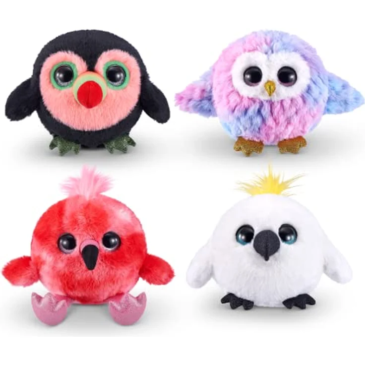Pets Alive Plüschfigur Chirpy Birds, Interaktives Spielzeug mit Wiederholungsfunktion und Gesang, Lieferung sortiert in verschiedenen Charakteren – Bild 3