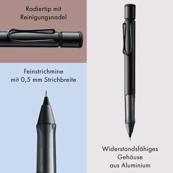 LAMY Druckbleistift AL-star schwarz 0,5 mm – Bild 4