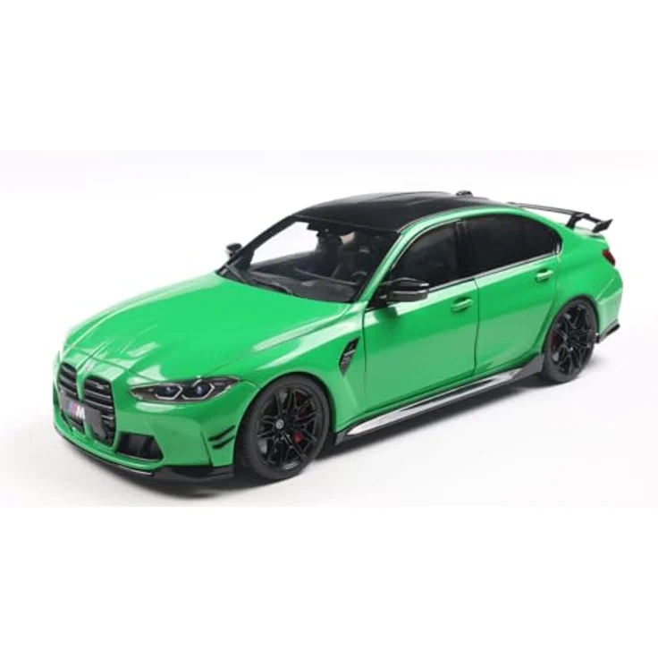 Solido 1:18 BMW M3 (G80), detailgetreues Modellauto in signal grün uni, hochwertige Verarbeitung – Bild 1