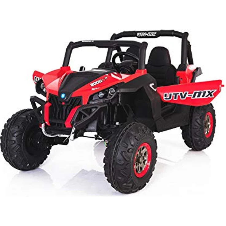 RIRICAR RSX Elektro Buggy Kinder elektroauto 12V 2 Sitzer, Rot, mit 2,4-GHz Fernbedienung, für Kinder von 36 Monaten - 8 Jahren, 2x12 V Batterie – Bild 1