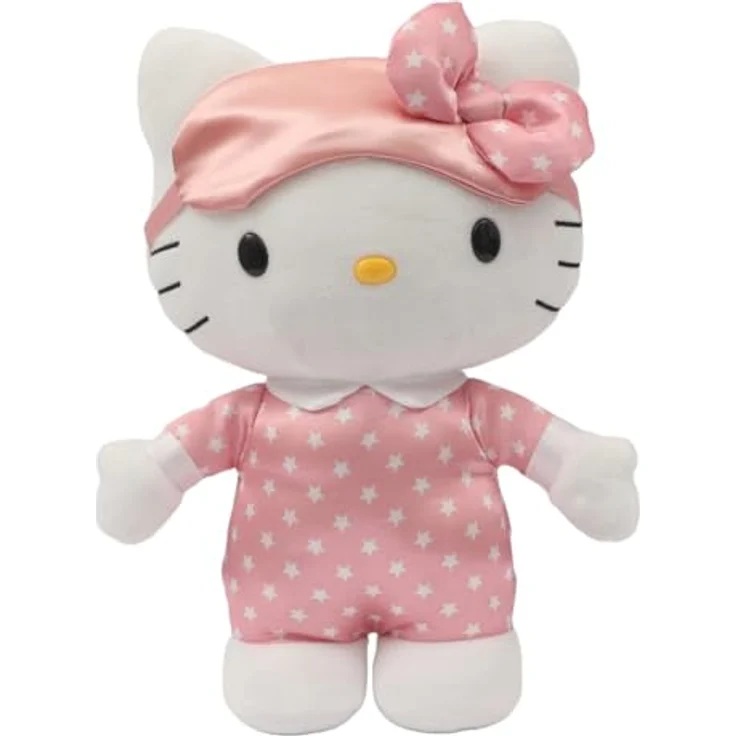 Famosa Leuchtender Schlafzeit Teddy, 35 cm Plüsch mit Licht, rosa – Bild 1