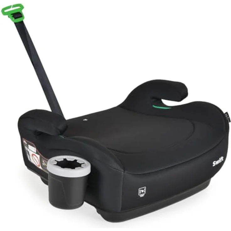 Cangaroo i-Swift, Kindersitzerhöhung ECE R129/i-Size Norm, Isofix-Installation für Kinder von 125-150 cm, Komfort-Sitzkissen und Armlehne, bis 36 kg – Bild 2