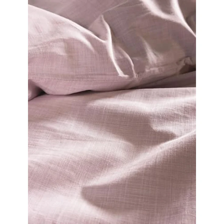 ESSENZA Bettwäsche Jule Woodrose, 135x200 + 1x 80x80 cm, 100% GOTS-zertifizierte Bio-Baumwolle, atmungsaktiv und hautfreundlich, uni Woodrose – Bild 3