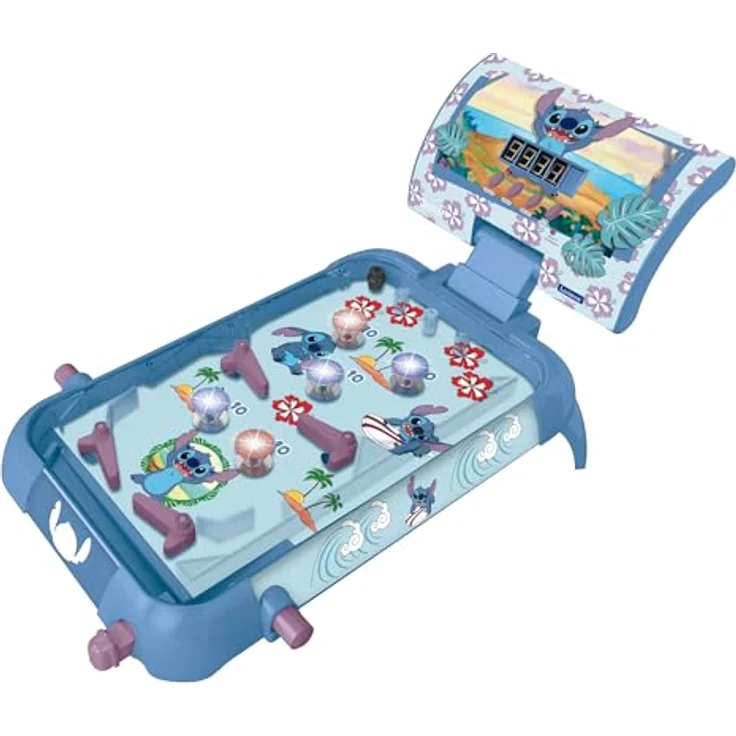 Lexibook JG610D Stich Elektronischer Tischflipper mit Lichtern & Sounds, Multilingual, für Kinder ab 5 Jahren – Bild 1