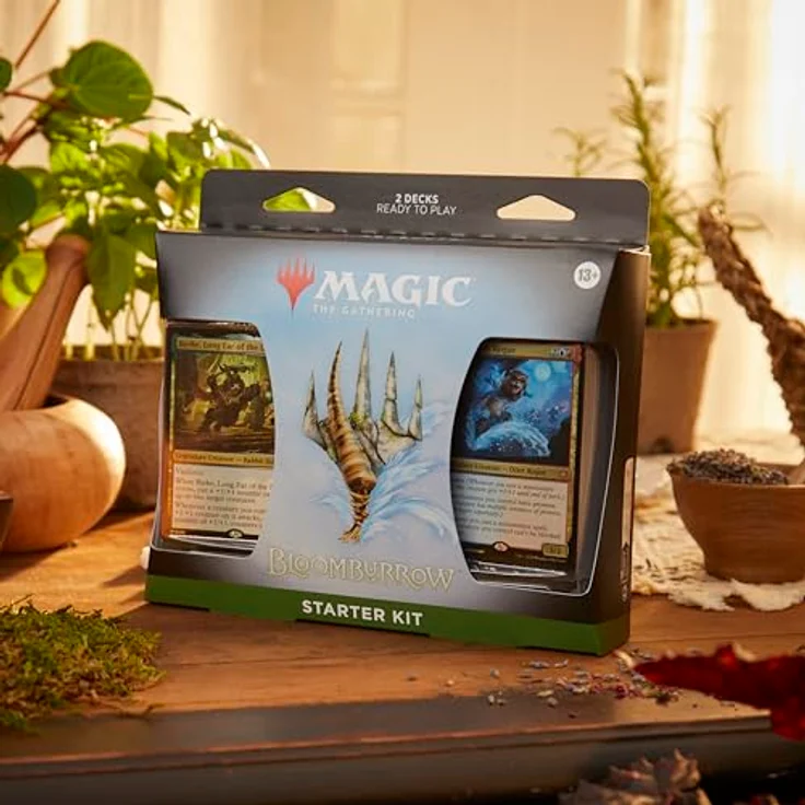 Wizards of the Coast Magic: The Gathering Bloomburrow-Einsteigerpaket, 2 spielfertige Decks mit 60 Karten, für 2 Spieler ab 13 Jahren, deutsche Version – Bild 2