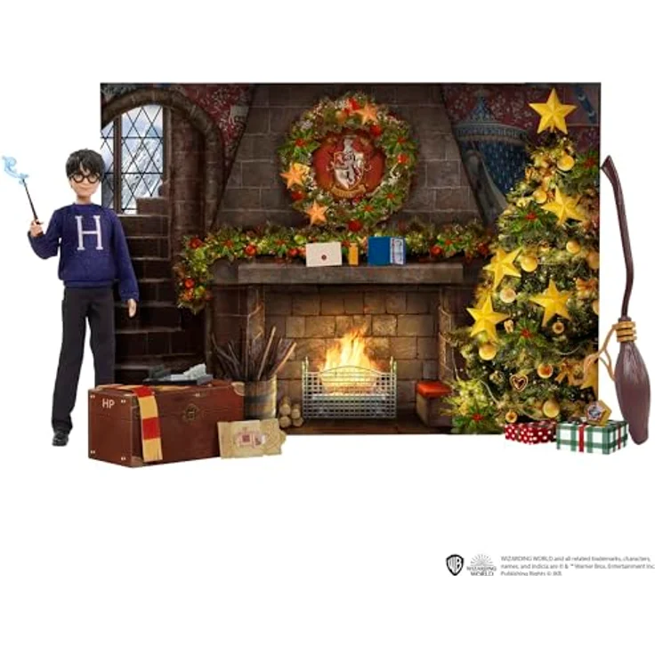 Harry Potter-Spielzeug, Gryffindor Adventskalender mit ca. 30 cm großer Harry Potter-Modepuppe mit 24 Überraschungszubehörteilen - HND80 – Bild 6