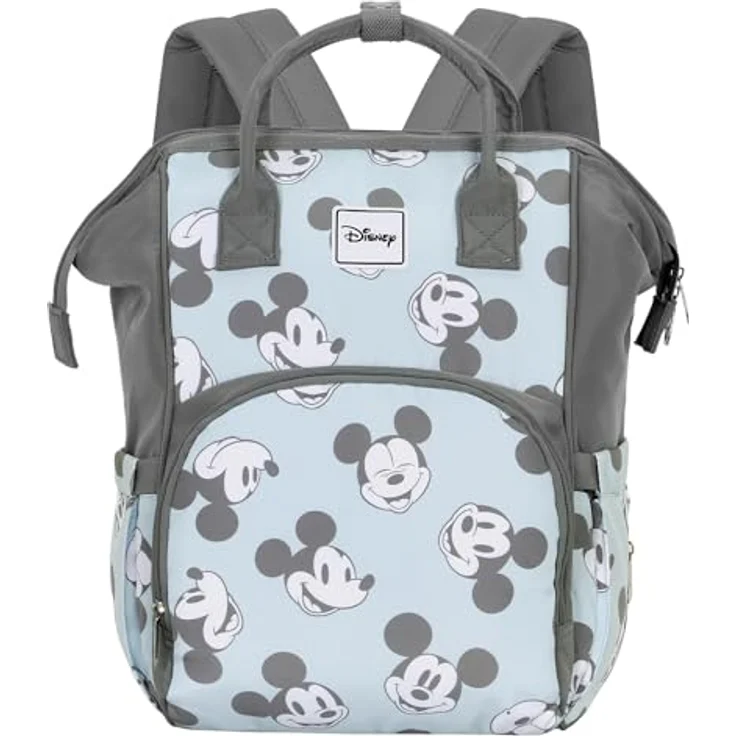 Karactermania Wickeltasche Disney Micky Maus Wickelrucksack, flüssigkeitsabweisend, mit thermischer Flaschenhalterung, ausreichend Platz für Babyutensilien – Bild 2