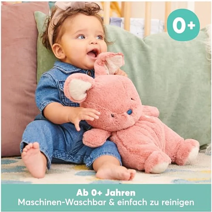 GUND Kuschelspaß Hase - hochwertiges Kuscheltier, ca. 30 cm, für Kinder ab Geburt, in petrol – Bild 3