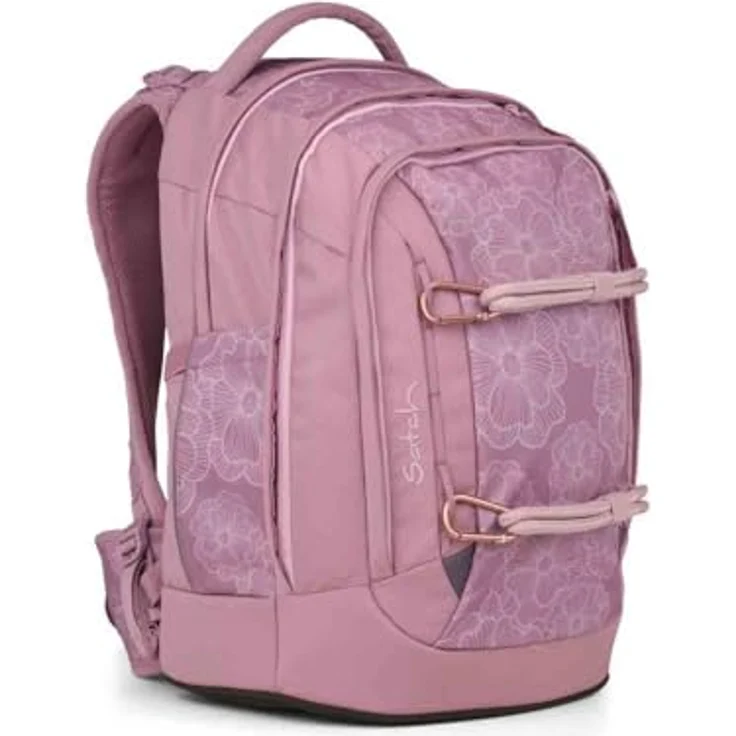 Satch Pack Schulrucksack Set 2tlg. inkl. Schlamperbox, 30 Liter Volumen, Magnolia Dream – Bild 3