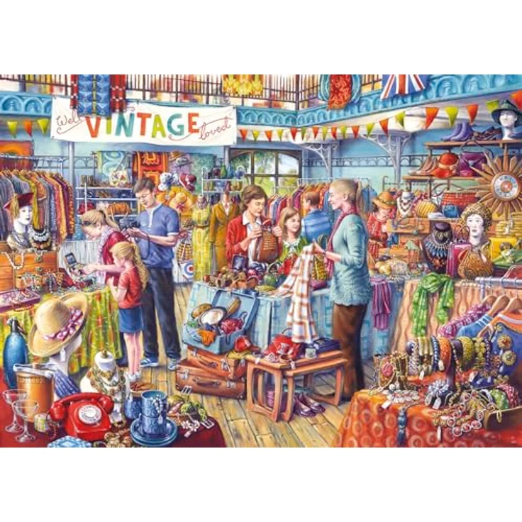 Gibsons 1000 Teile Puzzle, hohe Qualität, 49 x 68 cm, fast neu, 100% recyclingfähig – Bild 2