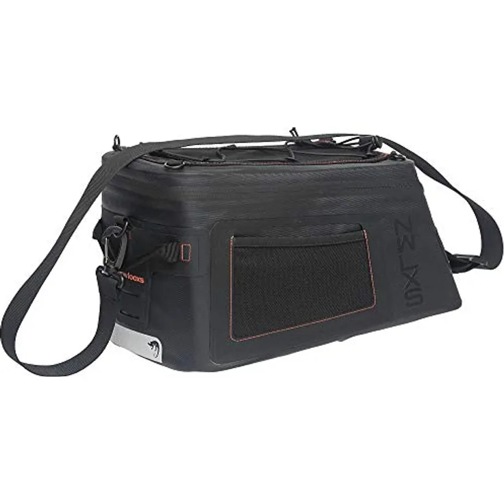 New 193.33 Looxs Varo Trunbag Racktime Black Dragertas, 15 Liter