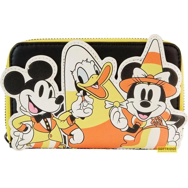 Loungefly, Portemonnaie, Disney by Porte-monnaie Mickey & Friends Candy Corn