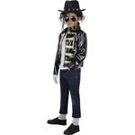 Funidelia Michael Jackson Militär Jacke für Jungen, Kostümzubehör in Schwarz, Größe 7-9 Jahre, ideal für Karneval und Halloween
