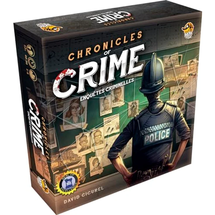 Lucky Duck Games Chronicles of Crime – Grundspiel, kooperatives Gesellschaftsspiel für 1-4 Spieler, mit App & 3D, für Erwachsene und Kinder ab 12 Jahren, 60-90 Minuten Spielzeit – Bild 1